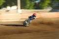 Speedway rider on the track Royalty Free Stock Photo